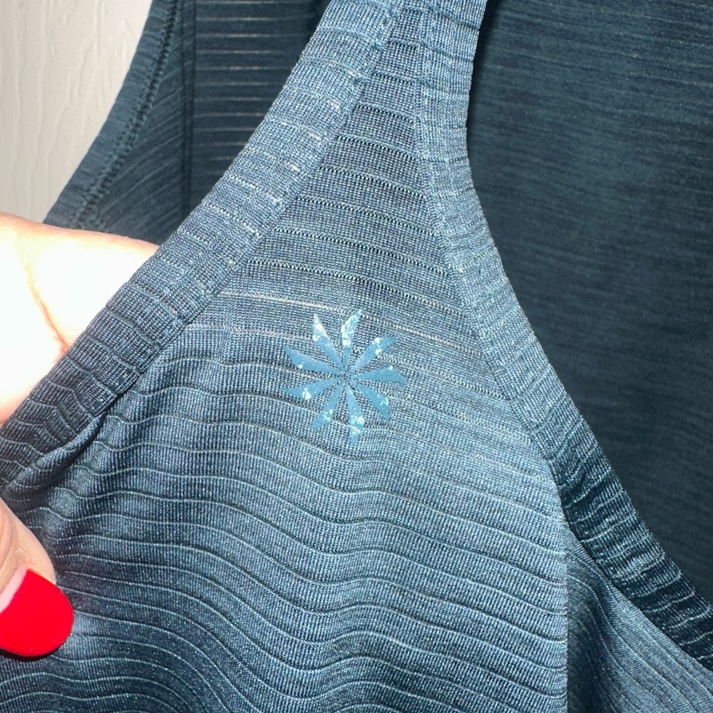 Athleta Blue Racerback Tank - Picture 4 of 4